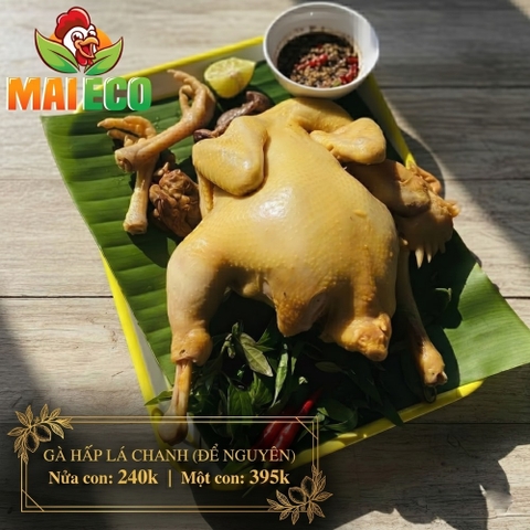 Gà Hấp Lá Chanh