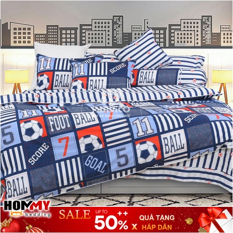 Mẫu Chăn Ga Gối Hanvico Blue Sky DLP194 vải cotton cao cấp