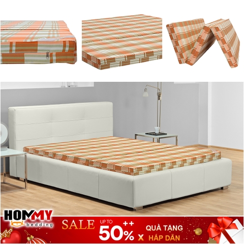 Đệm Bông Ép Hanvico Golden Dream vải cotton cao cấp