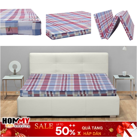 Đệm Bông Ép Hanvico vải cotton cao cấp chống khuẩn