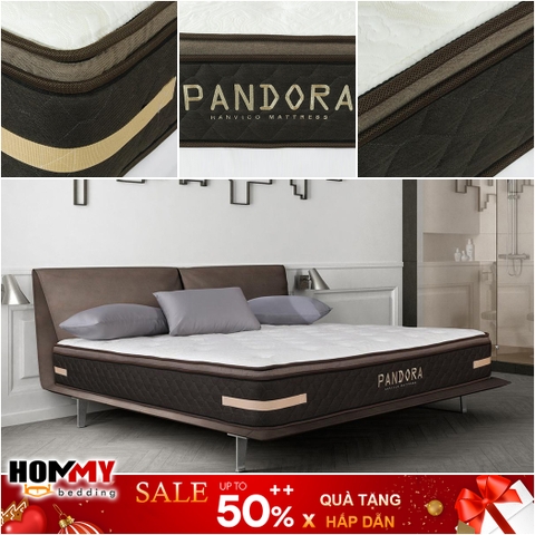Đệm Lò Xo Hanvico Pandora túi cao cấp dày 28cm