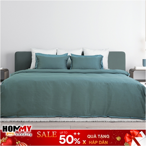 Bộ Ga Chun Chần Hanvico Living LV27 vải tencel cao cấp