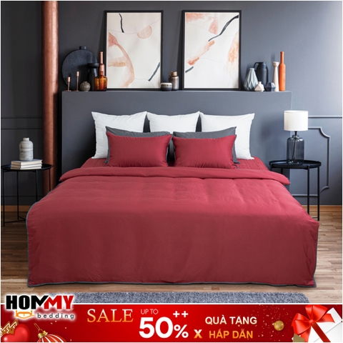 Bộ Ga Chun Chần Hanvico Living LV29 vải tencel cao cấp