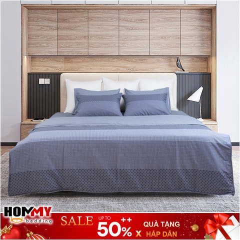 Bộ Chăn Ga Gối Hanvico Living LV34 vải cotton cao cấp
