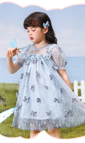 Váy bướm xanh 3059