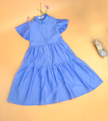 VÁY LỤA XANH 2984