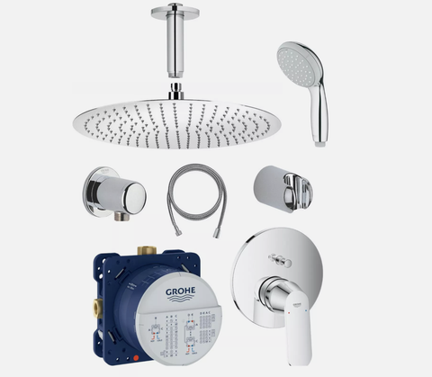 Bộ sen âm tường Grohe Set Eurosmart Cosmopolita 30cm Deckenarm