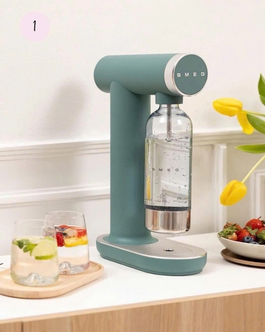Máy tạo nước có ga không dùng điện SMEG SODA MAKER