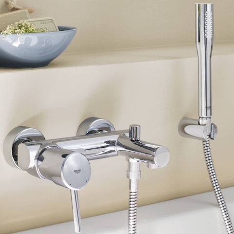 Vòi bồn tắm Grohe Concetto Aufputz-Wannenarmatur, Einhebelmischer chrom 32212001