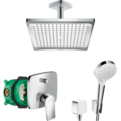 Bộ sen tắm gắn trần Hansgrohe Logis EcoSmart E240 26727000