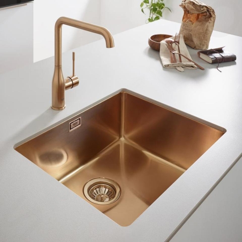 Chậu rửa bát Grohe K700 31574DL0 màu vàng (warm gold)