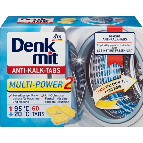 Viên vệ sinh lồng giặt Denkmit Anti-Kalk-Tabs
