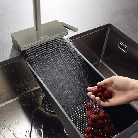 Vòi rửa bát Aquno Select Hansgrohe M81 Stainless steel