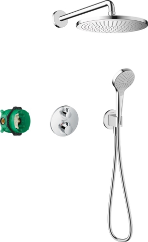 Sen tắm âm tường Hansgrohe Croma Duschsystem Unterputz 280 1jet mit Ecostat S