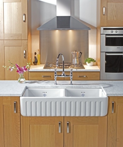 Chậu rửa sứ đôi Ribchester