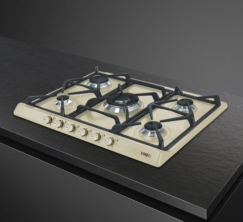 Bếp gas Smeg Cortina SR775AO màu Kem