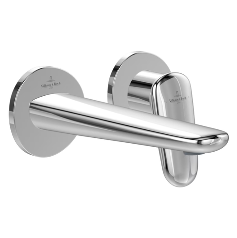 Vòi Lavabo Âm Tường Villeroy & Boch Antao Two-Hole Single-Lever Basin Mixer Tap , Chrome