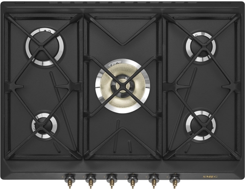 Bếp Gas Âm 5 Vùng Nấu Smeg SRV876AO