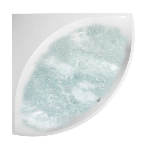 Bồn massage góc Villeroy & Boch Squaro Slim Line CombiPool (4 hướng)