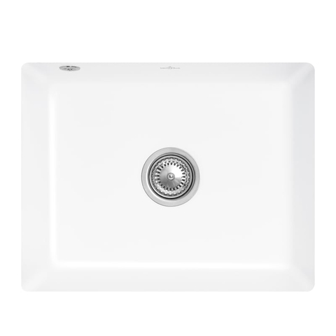 Chậu rửa bát Villeroy & Boch Subway 60 SU Küchenspüle weiß alpin hochglanz