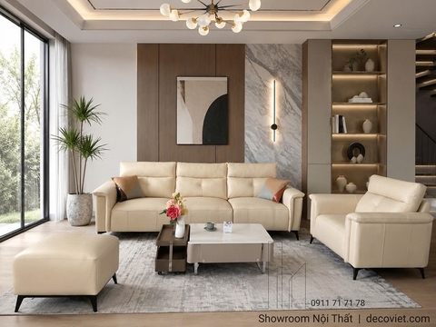 Bộ Sofa Da Bò Thật 1184T