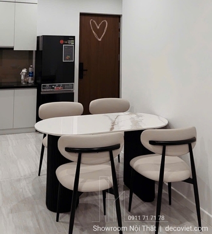 Bàn Ăn 4 Ghế Cho Nhà Nhỏ 2756S