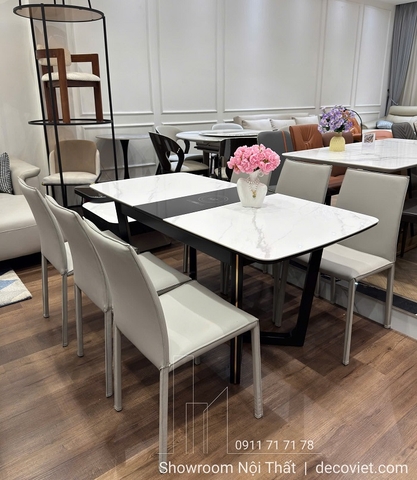 Bàn Ăn Kéo Dài Có Bếp Điện Từ 2819S