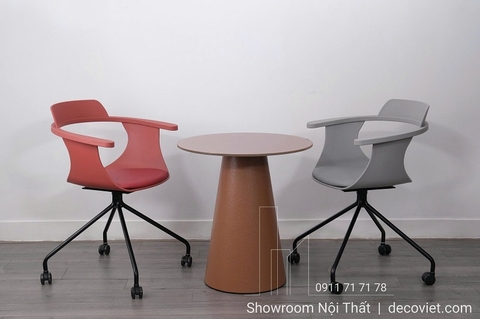 Bàn Cafe Chân Nhựa Nhỏ Gọn 145T