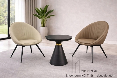 Bàn Cafe Tròn Mặt Đá 146T