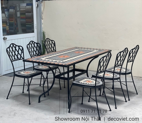 Bàn Ghế Sân Thượng 6 Người 2039T