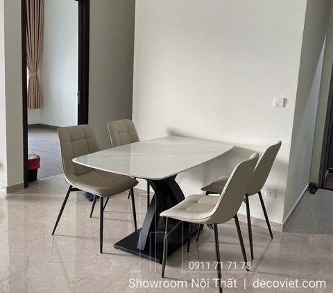 Bộ Bàn Ăn Mặt Đá 4 Người 2489S