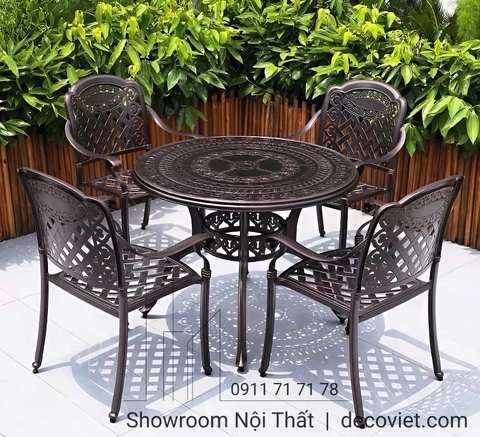 Bộ Bàn Ghế Nhôm Đúc 2033T