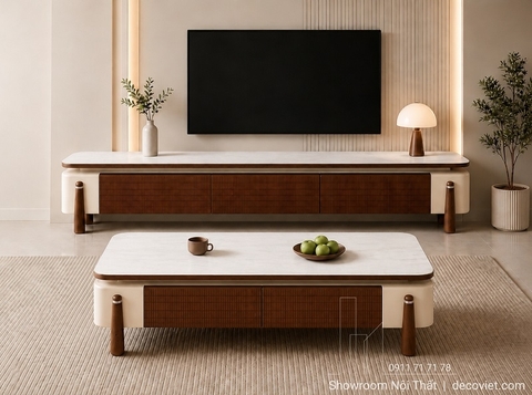 Combo Kệ Tivi Bàn Trà Đẹp 122T