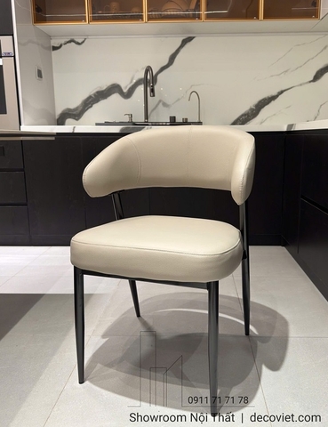 Ghế Ăn Bọc Da Chân Sắt 579S