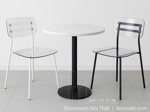 Ghế Cafe Chân Sắt 224T