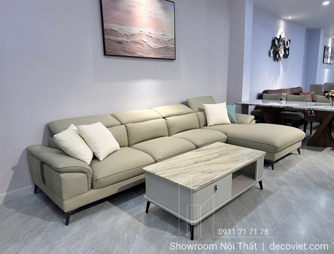 Ghế Sofa Da Chữ L 1014T