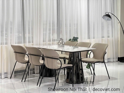 Mẫu Bàn Ăn 6 Ghế Giá Rẻ Hà Nội 2568S