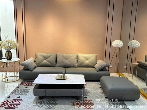 Sofa Băng Da Bò Nhập Khẩu 937T