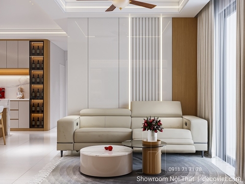 Thiết Kế Căn Hộ Saigon South Residences 2PN Hiện Đại