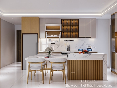 Thiết Kế Căn Hộ Saigon South Residences 2PN Hiện Đại