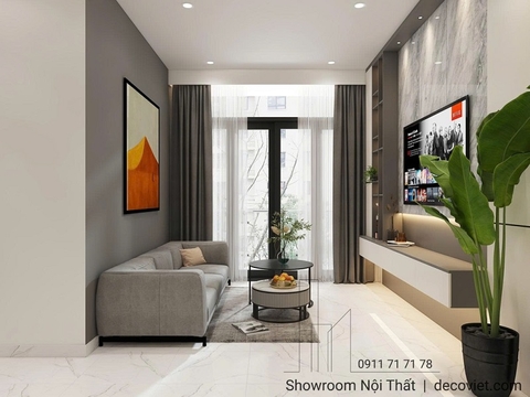 Thiết Kế Nội Thất Căn Hộ Chung Cư 2PN
