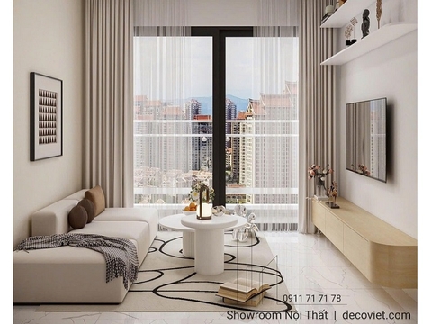Thiết Kế Nội Thất Chung Cư 2PN Lumiere Boulevard