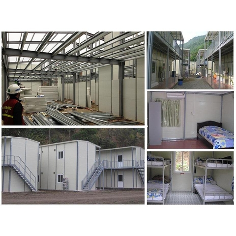 Nhà tôn lắp ghép 2 tầng