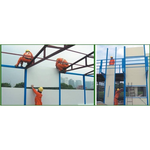 Các giai đoạn tháo dỡ công trình lắp ghép panel tôn xốp
