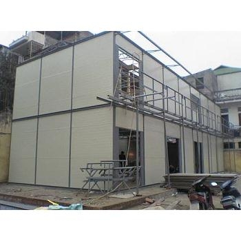 Nhà lắp ghép khung thép 2 tầng