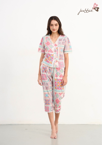 BL Đắp chéo viền ren - 32575