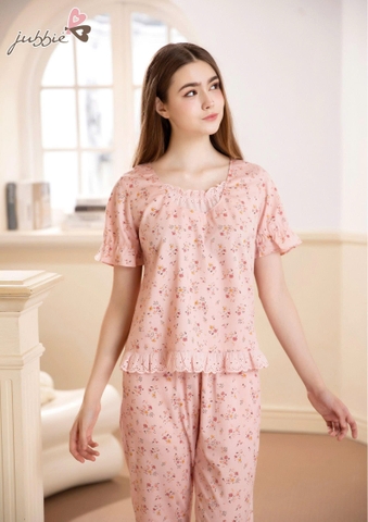 BL Cổ đắp ren tay nhún - 32563