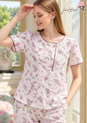 BL Cổ tròn viền nhân - 32592