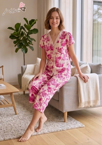 BL Cổ V viền tà ren - 32594