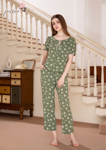 BLD Cổ vuông viền ren - 40398